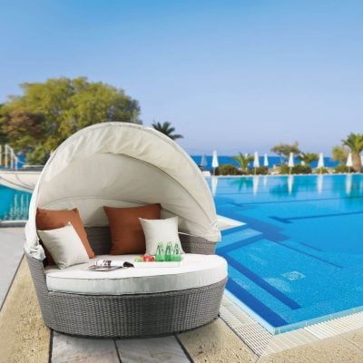 Glynn Outdoor Daybed With Canopy