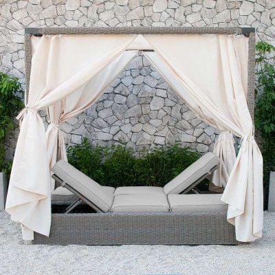 Renava Marin Daybed with curtains