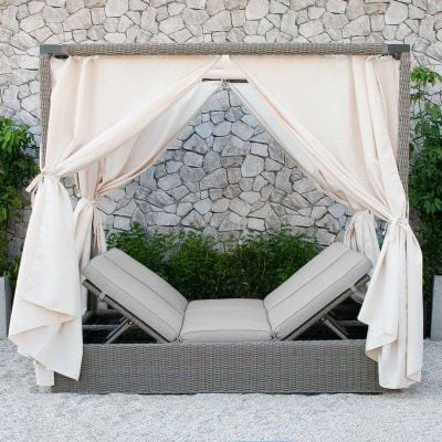 Renava Marin Daybed with curtains
