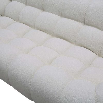 Divani Casa Yolonda - Off-White Fabric Sectional Sofa