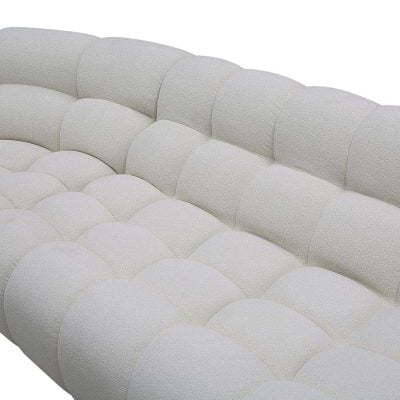 Divani Casa Yolonda - Off-White Fabric Sectional Sofa