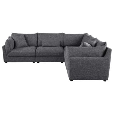 Sasha 6 Pc Gray Modular Sectional Sofa