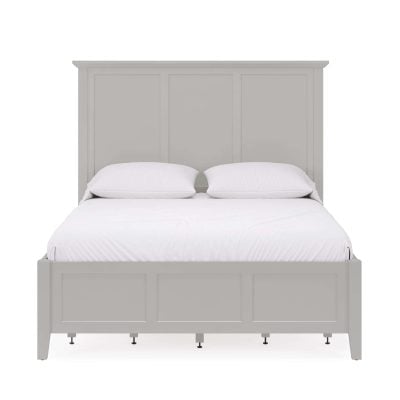 Grace Grey Wood Bed With Side Storage Drawers