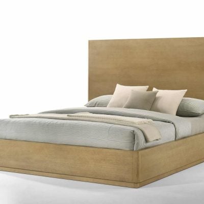 Nova Domus Santa Monica Natual Oak Wood Bed