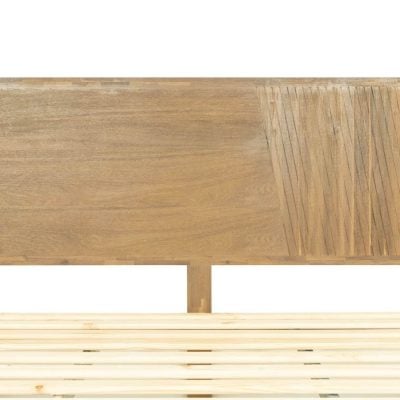 Modrest Claire Solid Acacia Wood Bed