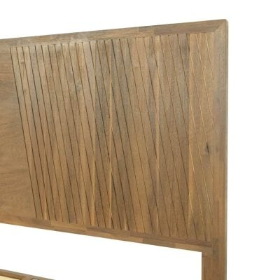 Modrest Claire Solid Acacia Wood Bed