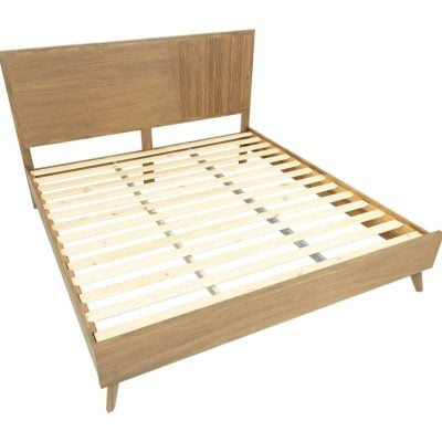 Modrest Claire Solid Acacia Wood Bed
