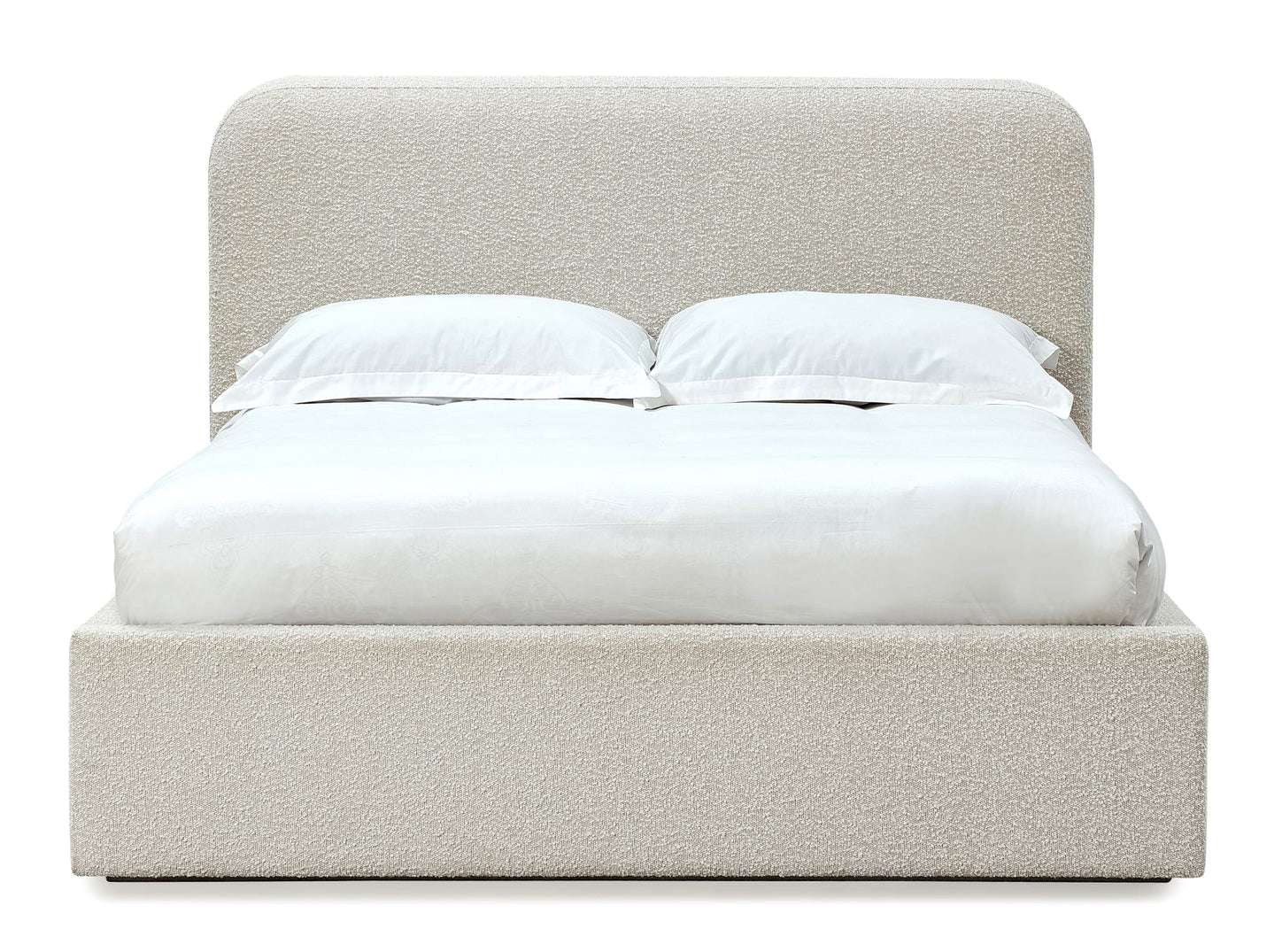 Ricotta Off White Boucle Bed - Image 4