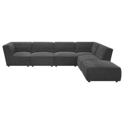 Sunny Gray Boucle Modular Sectional Sofa 552081-SET_03x900