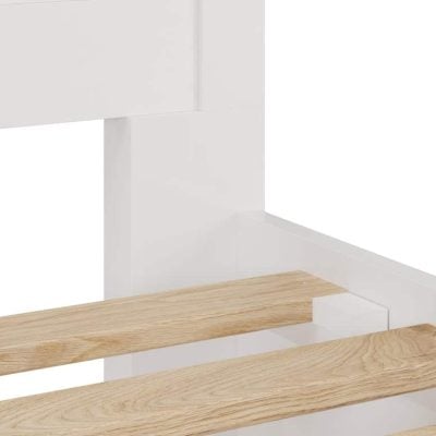 Grace White Wood Bed With Side Storage Drawers