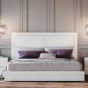 Modrest Nicla Italian Modern White Bed