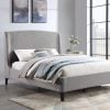Mosby Gray Boucle Bed