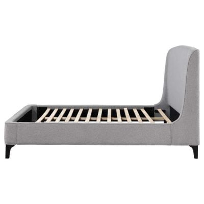 Mosby Gray Boucle Bed