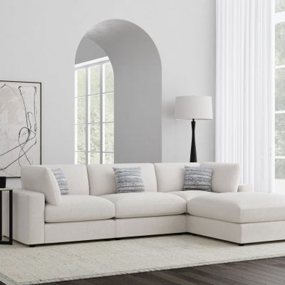 Serene Beige sectional sofa
