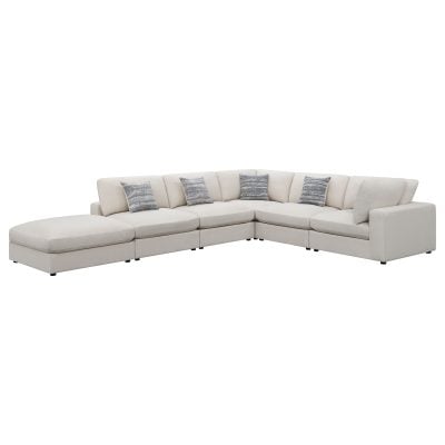 Serene Beige Sectional Sofa