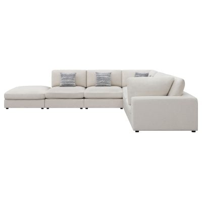 Serene Beige Sectional Sofa
