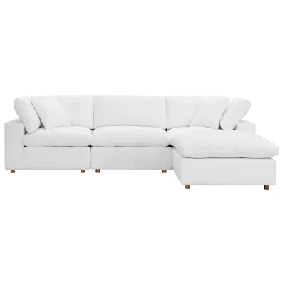 Commix Cloud Modular White Sectional Sofa
