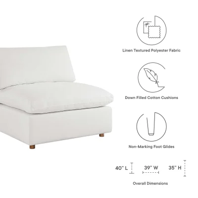 Commix Cloud Modular White Armless