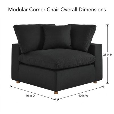 Commix Black Modular dimensions