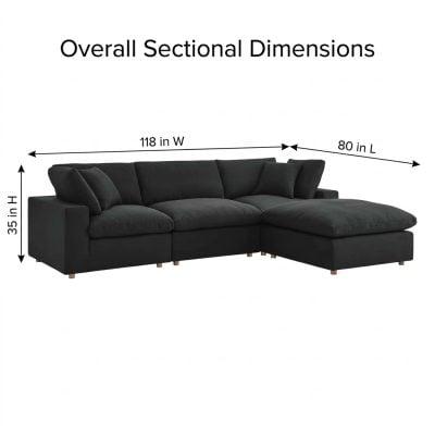 Commix Black Modular dimensions