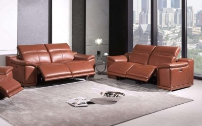 Divanitalia Italian leather sofa