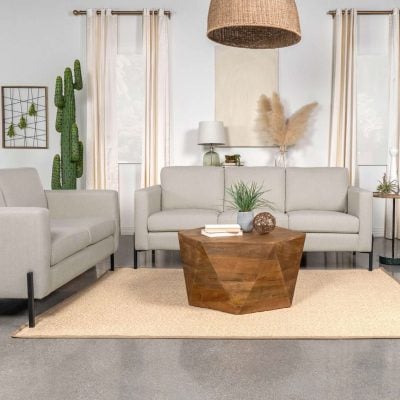 Tilly Modern Beige Sofa Set