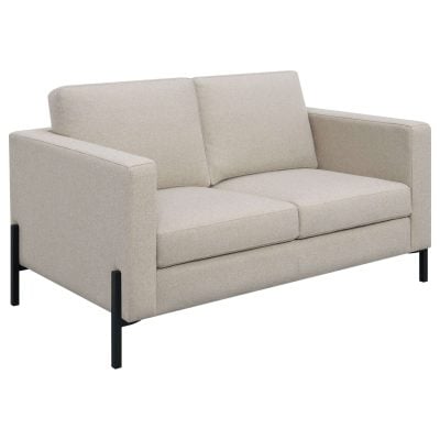 Tilly Modern Beige Loveseat