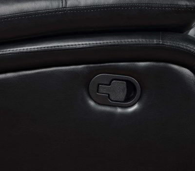 Camila Modern Black Leather Reclining Sofa Set - Image 20