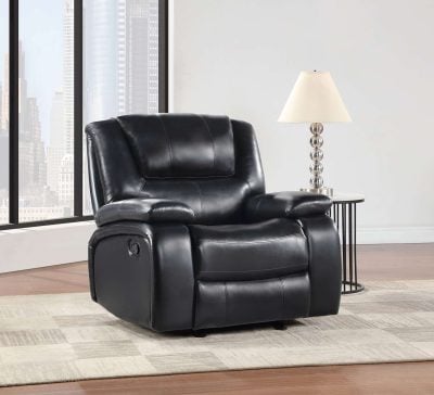 Black Leather Recliner