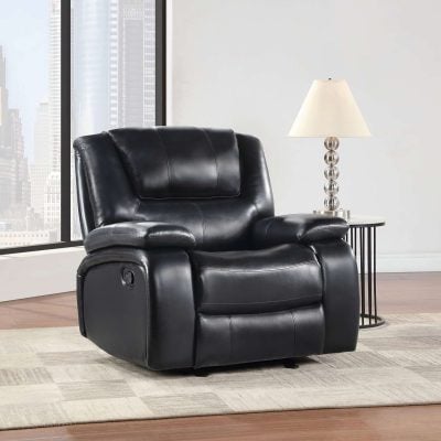 Black Leather Recliner
