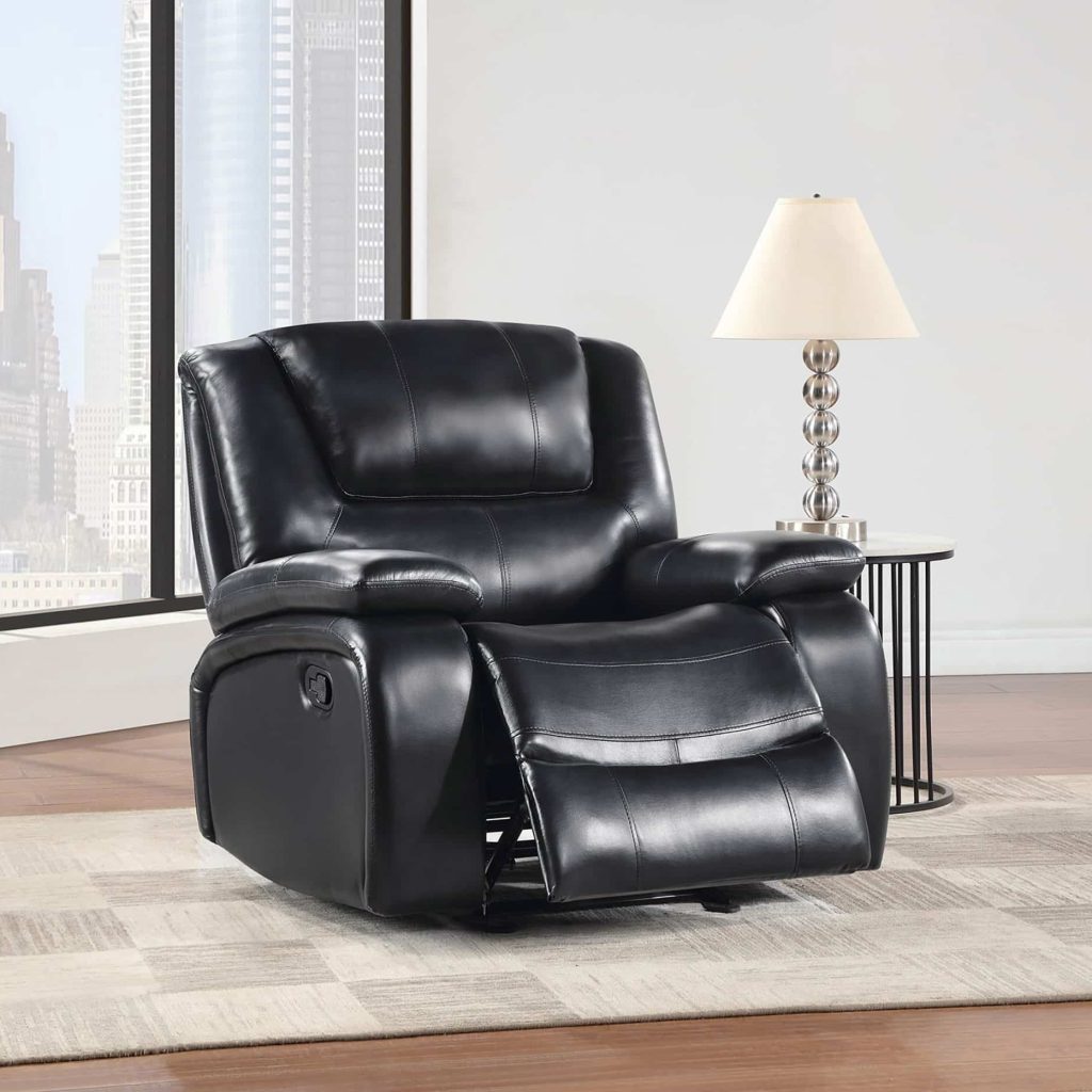 Black Leather Recliner