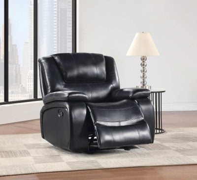 Black Leather Recliner
