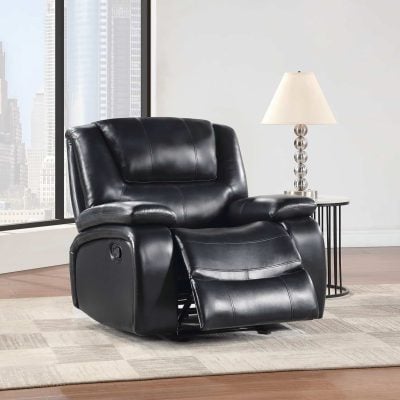 Black Leather Recliner