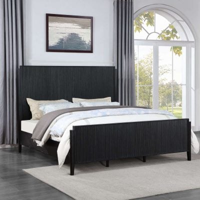 Brookmead Modern Black Bed Frame