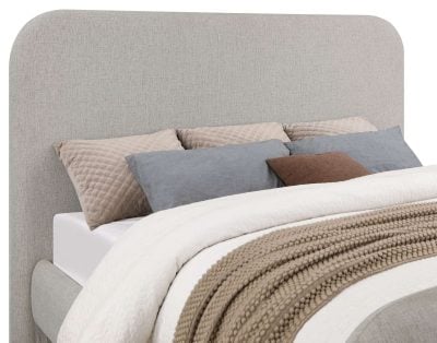 Wren Grey Upholstered Bed