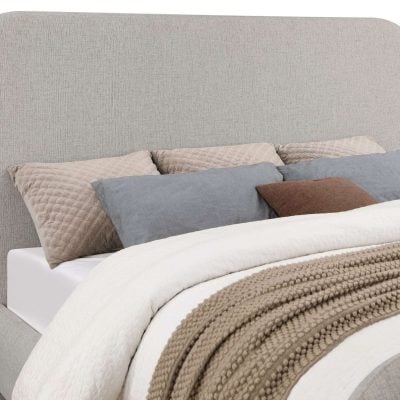 Wren Grey Upholstered Bed