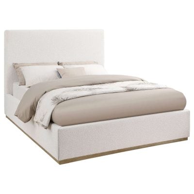 Knox Beige Boucle Bed
