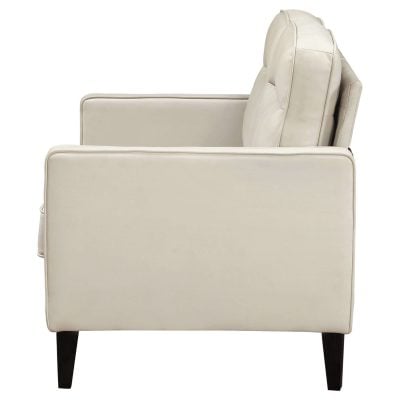 Jonah Beige Leather Chair