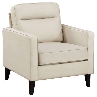 Jonah Beige Leather chair