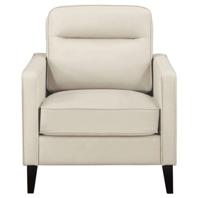 Jonah Beige Leather chair