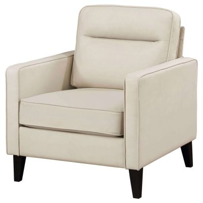 Jonah Beige Leather chair