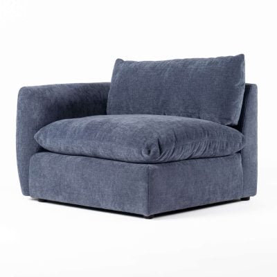 LAMOD Kinsey Blue Sectional Corner Pc