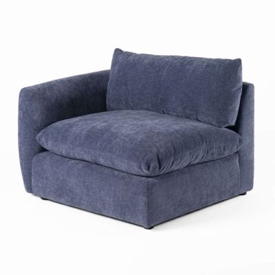 LAMOD Kinsey Blue Sectional Corner Pc