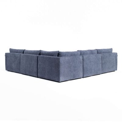 LAMOD Kinsey Blue Sectional Sofa
