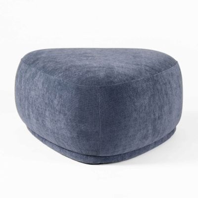 LAMOD Kinsey Blue Large Ottoman