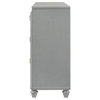 Veronica 6 Drawer Silver Dresser