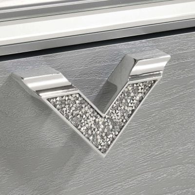 Veronica 6 Drawer Silver Dresser