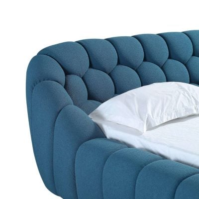 Divani Casa Yolonda Modern Teal Green Bed