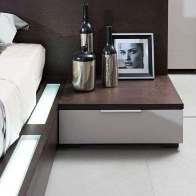 Modrest Gamma Contemporary Hydraulic Bed with Storage