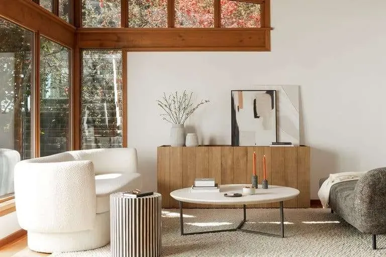 Solid Wood Light Wood Sideboard